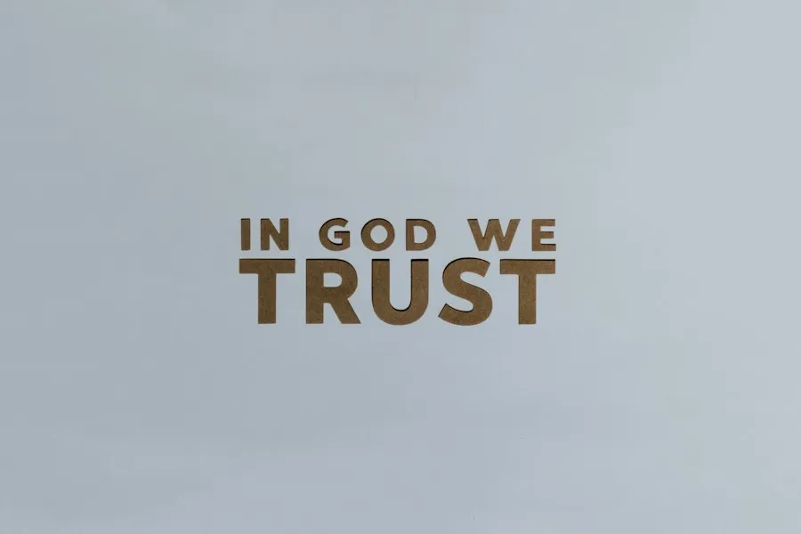 Photo trust concept illustration