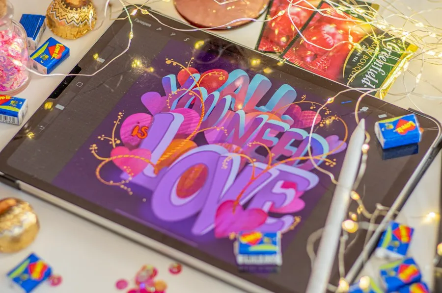 Photo self love concept illustration
