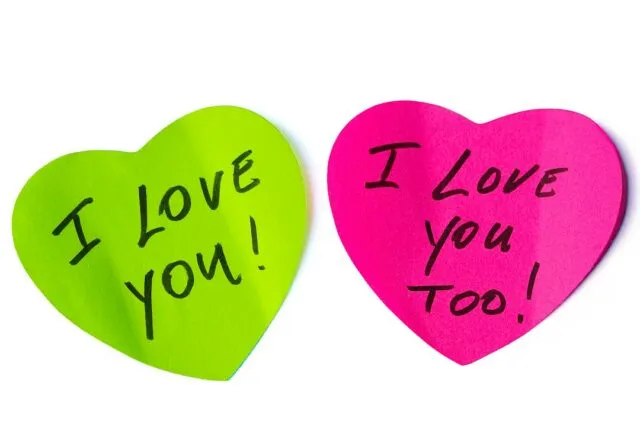 Photo expressing affection introvertively